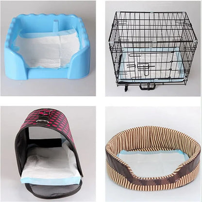 Disposable Dog and Cat Toilet Pads and Diapers - Absorbent, Waterproof and Quick Drying