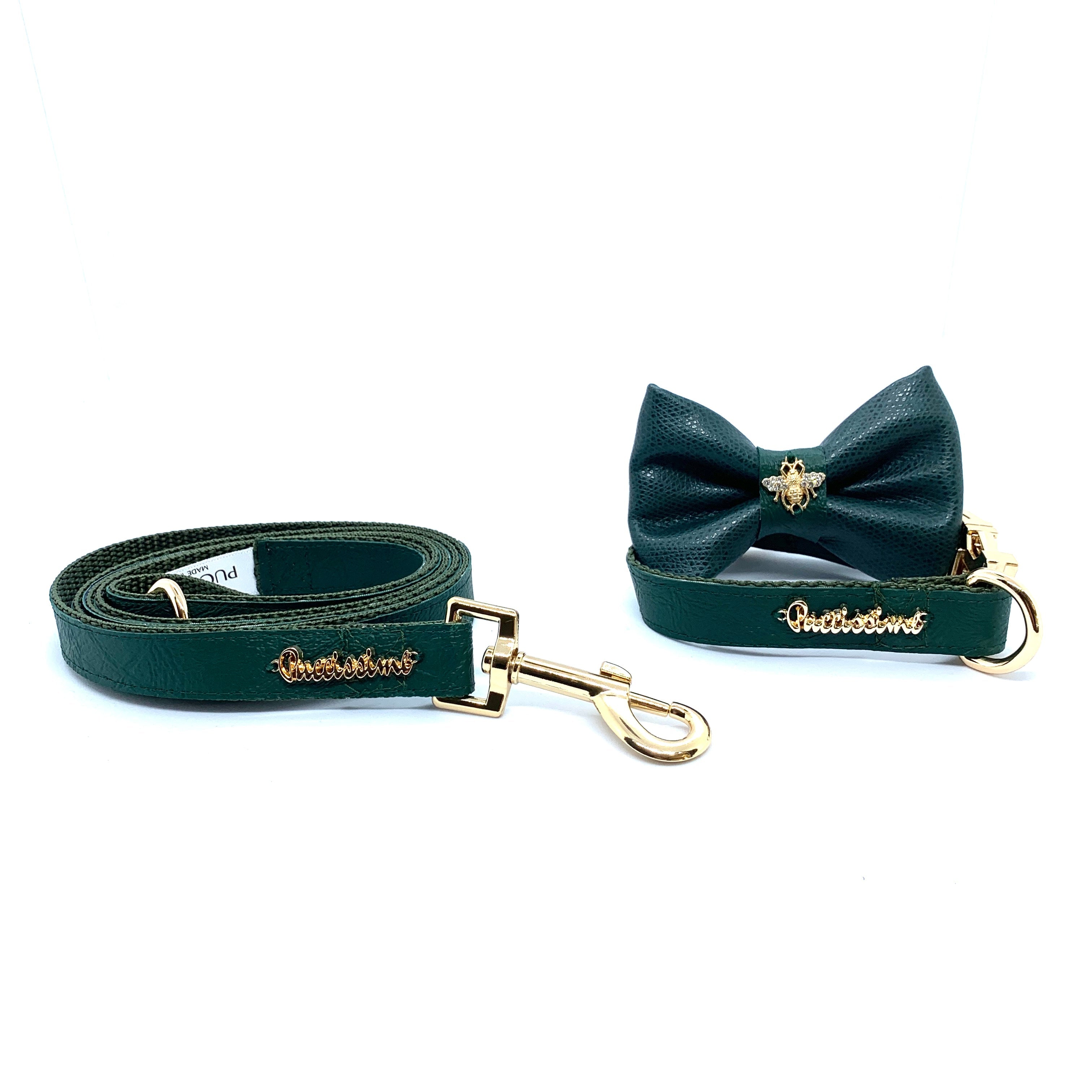 Jade | Ensemble collier laisse pour chiens | Chic et raffiné | Canadien