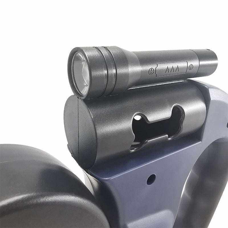 Correa retráctil automática con luz LED | Cuerda simple o doble