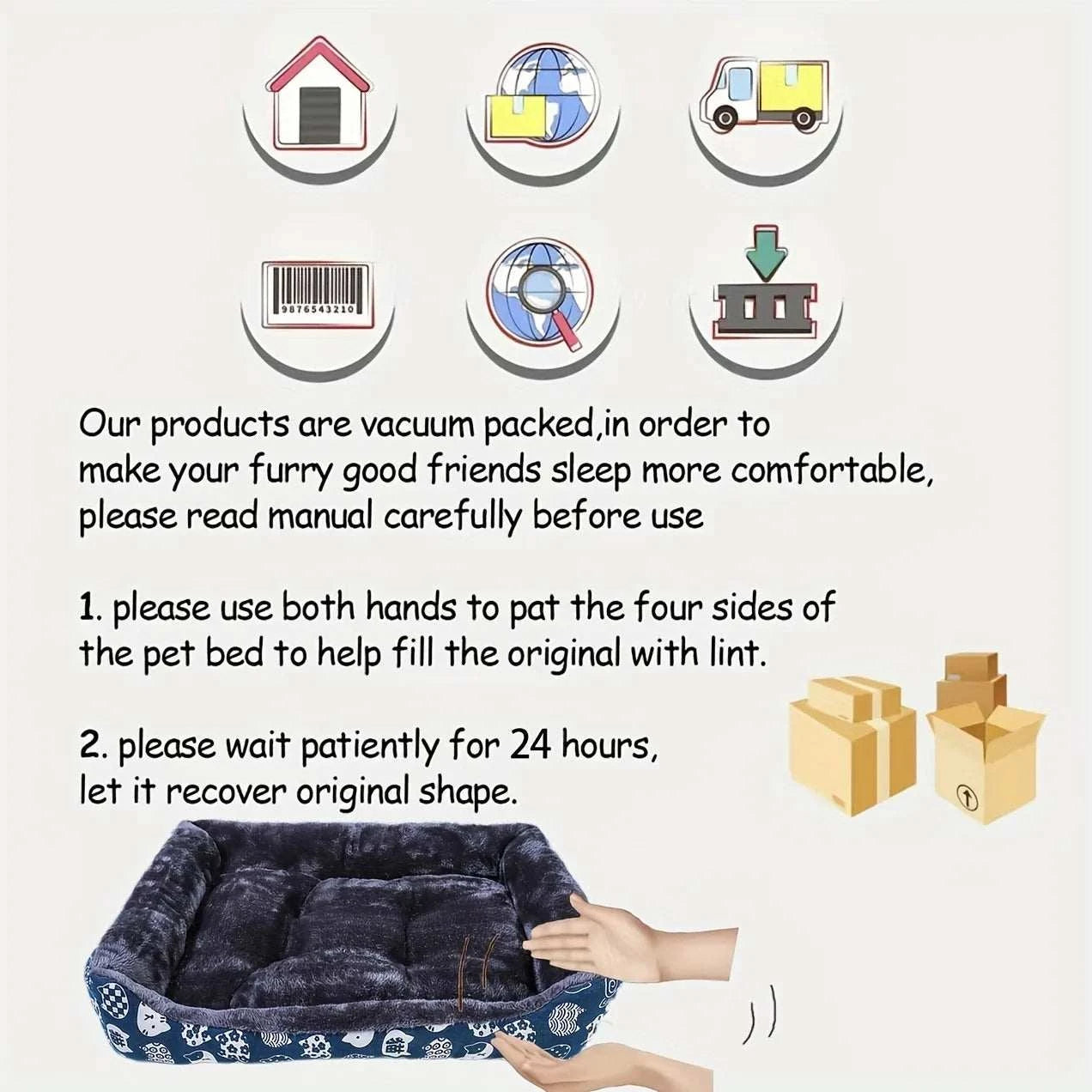 Cama cómoda para perros y gatos | Sofá acogedor para todos los tamaños