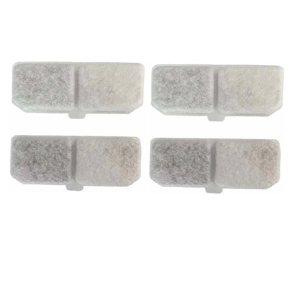 Filtre triple couche charbon actif et coton haute densité pour fontaine à eau connectée pour chats.