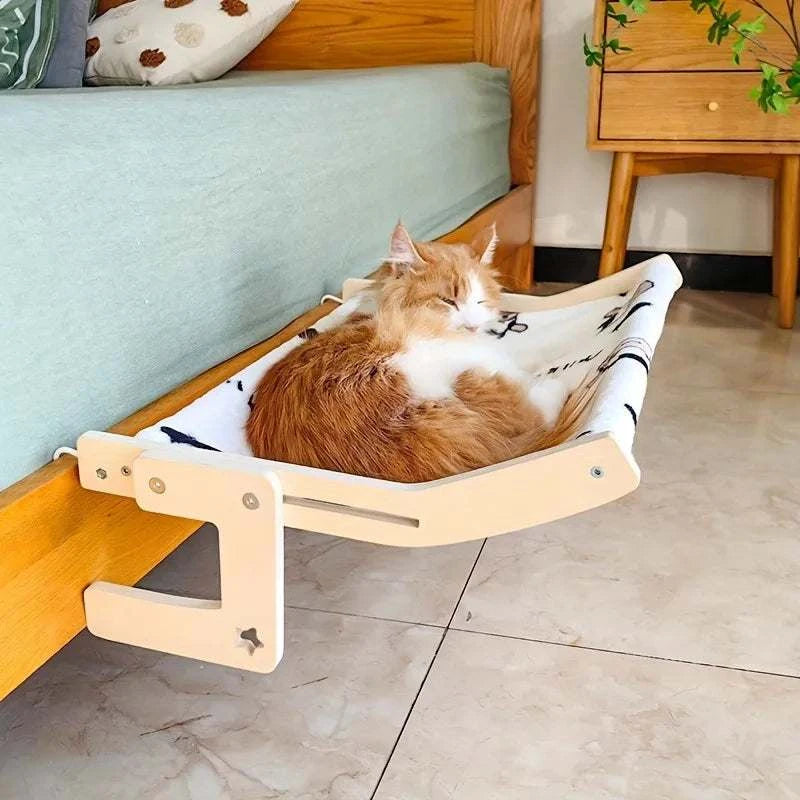 Hamaca de ventana para gatos | Cama colgante cómoda y resistente
