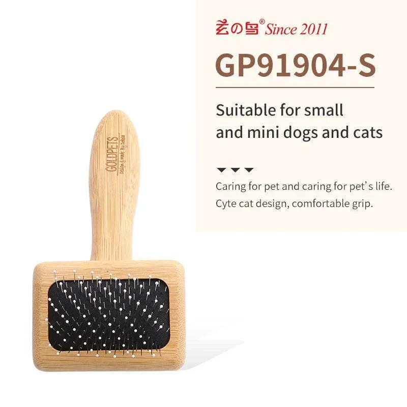 Peigne de massage Fenice petit format - idéal pour chiens et chats de petite taille, démêlage doux et élimination des poils morts.