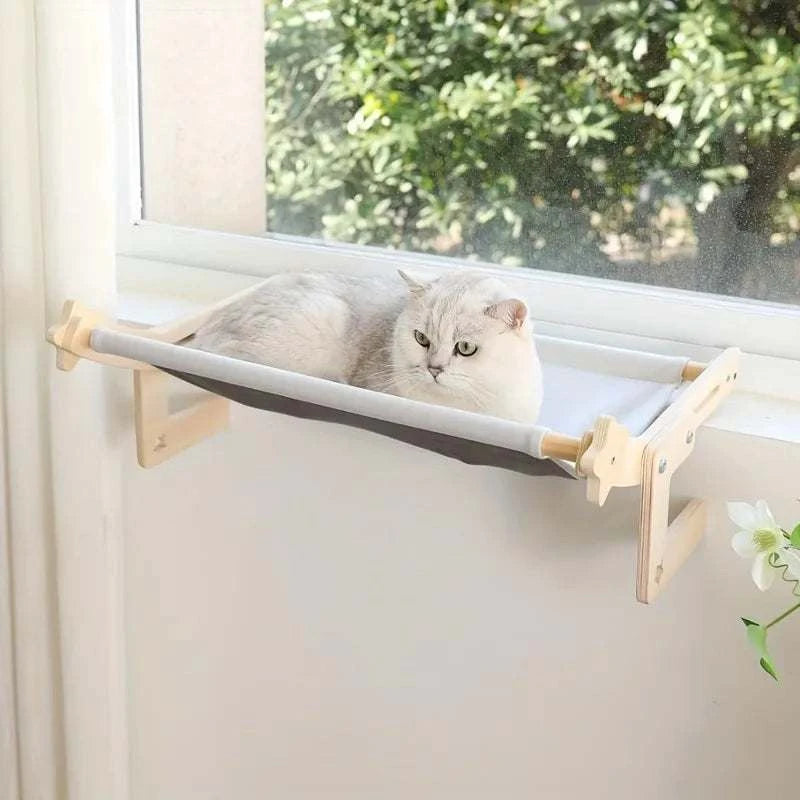 Hamaca de ventana para gatos | Cama colgante cómoda y resistente