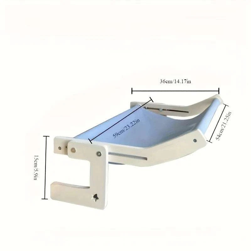 Hamaca de ventana para gatos | Cama colgante cómoda y resistente