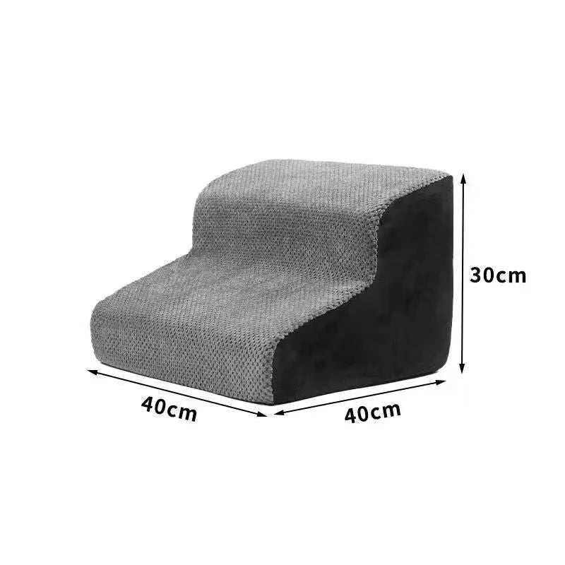 Memory foam stairs for dogs & cats | washable, non-slip steps