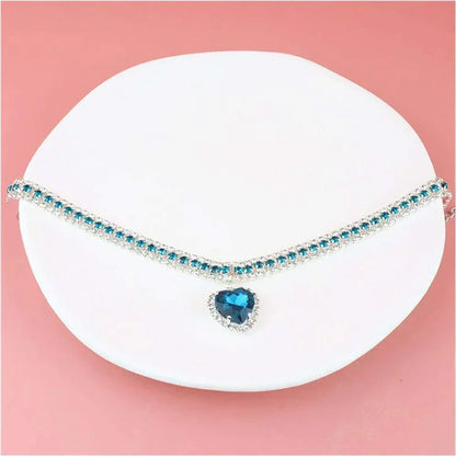 Bling Rhinestone Collar for Kittens and Puppies - Chic Accessory with Crystal Pendant