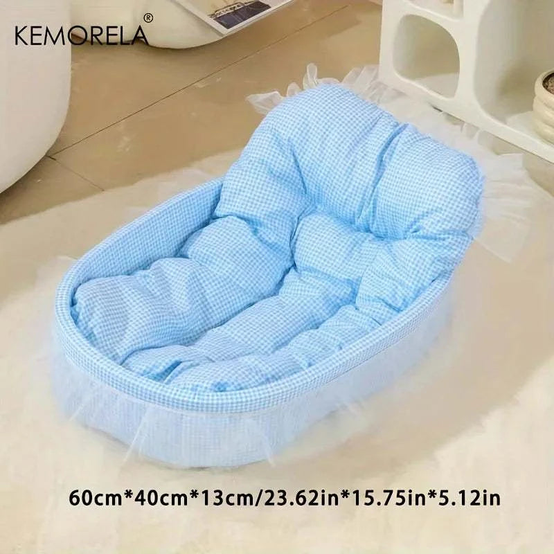 Lit canapé pour chat Princesse | Confort toutes saisons & coussin lavable