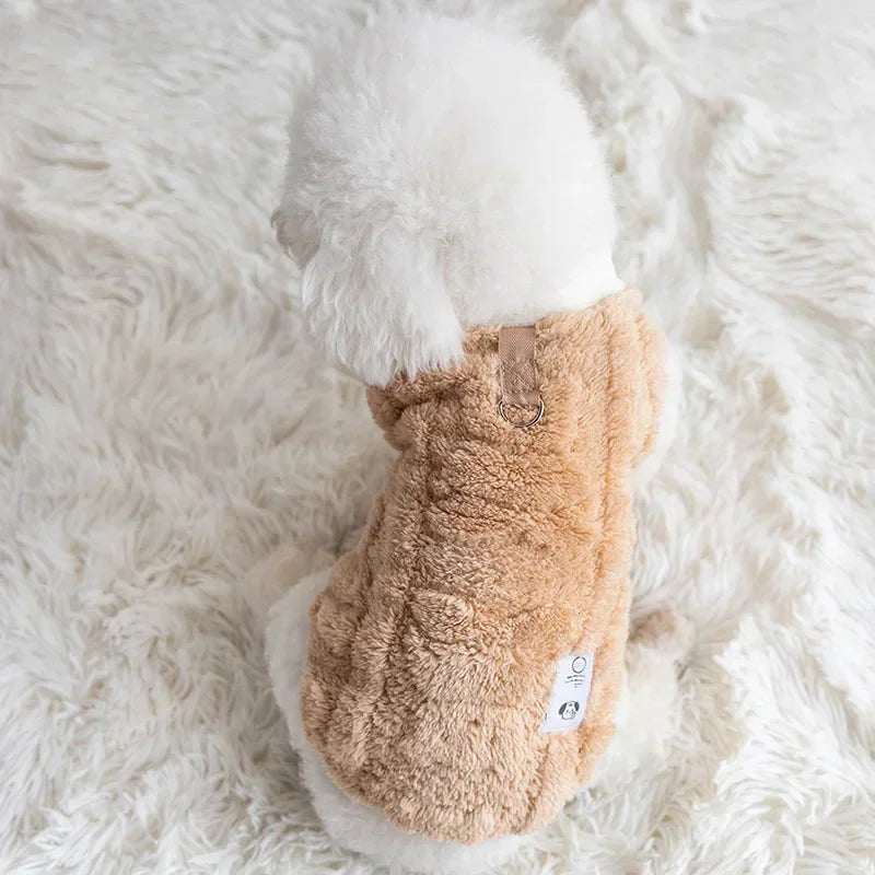 Pull d’hiver en polaire pour chien et chat | Doux, chaud & confortable