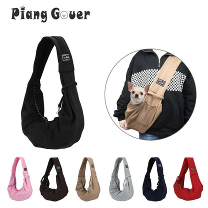 Sac à Bandoulière pour Animaux avec Compartiment Téléphone - Pratique pour les Voyages avec Chiens et Chats