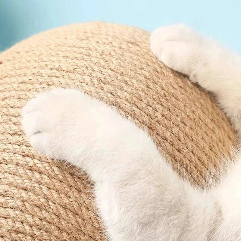 Balle Interactive pour Chat - Jouet interactif, corde & Clochettes