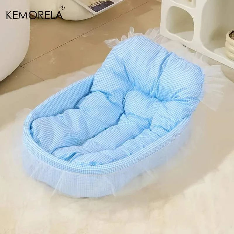 Lit canapé pour chat Princesse | Confort toutes saisons & coussin lavable