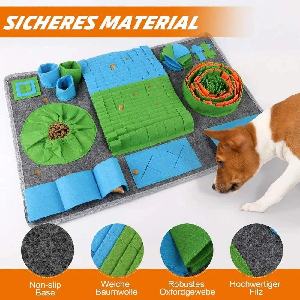 Snuffle Mat | Mental Stimulation & Slow Feeding | Dogs & Cats