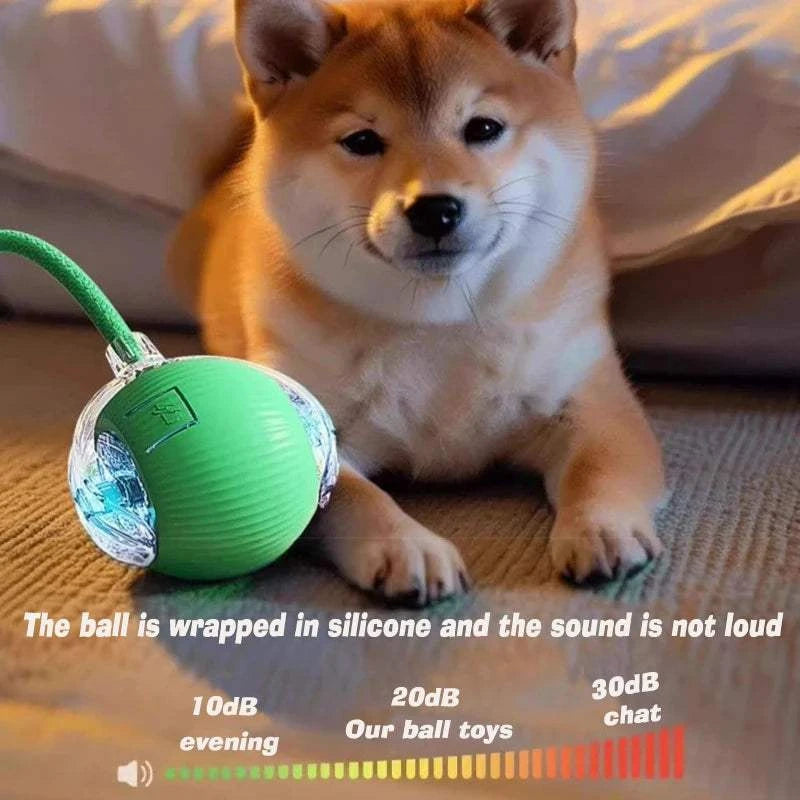 Balle de Jeu Automatique pour Chiens | Jouet interactif anti-ennui & rechargeable