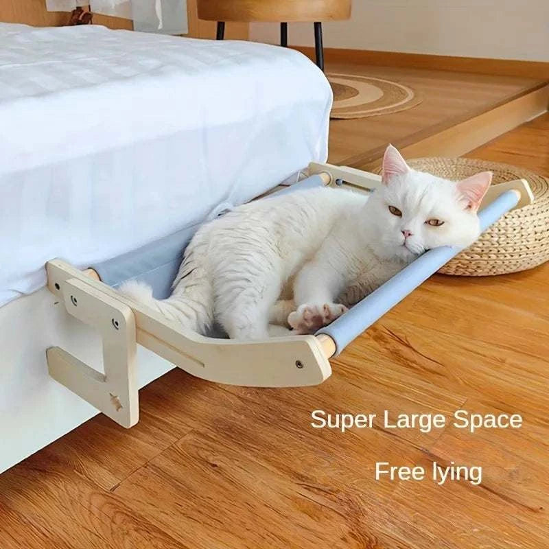 Hamaca de ventana para gatos | Cama colgante cómoda y resistente
