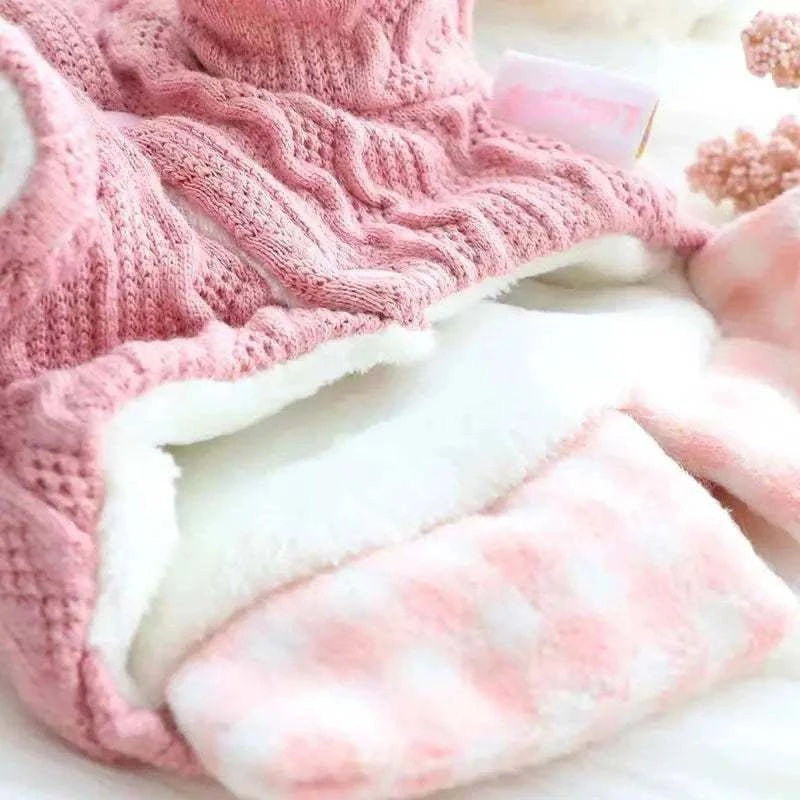 Manteau à Carreaux Chaud pour Chien | Automne & Hiver - Confort & Style