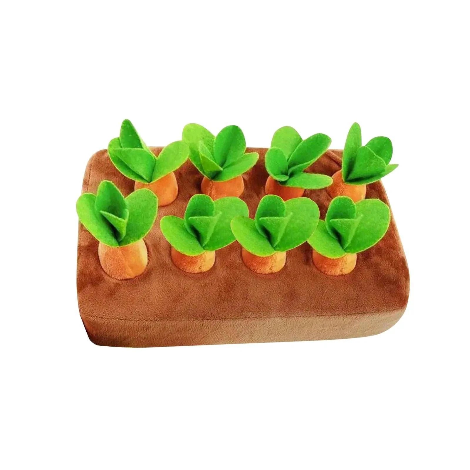 Carrot Play Mat for Dogs | Interactive & Educational Plush Toy | Mental Stimulation & Flair