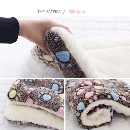 Tapis Douillet en Flanelle Épaissie pour Animaux - Couverture ou Matelas pour Chiens et Chats