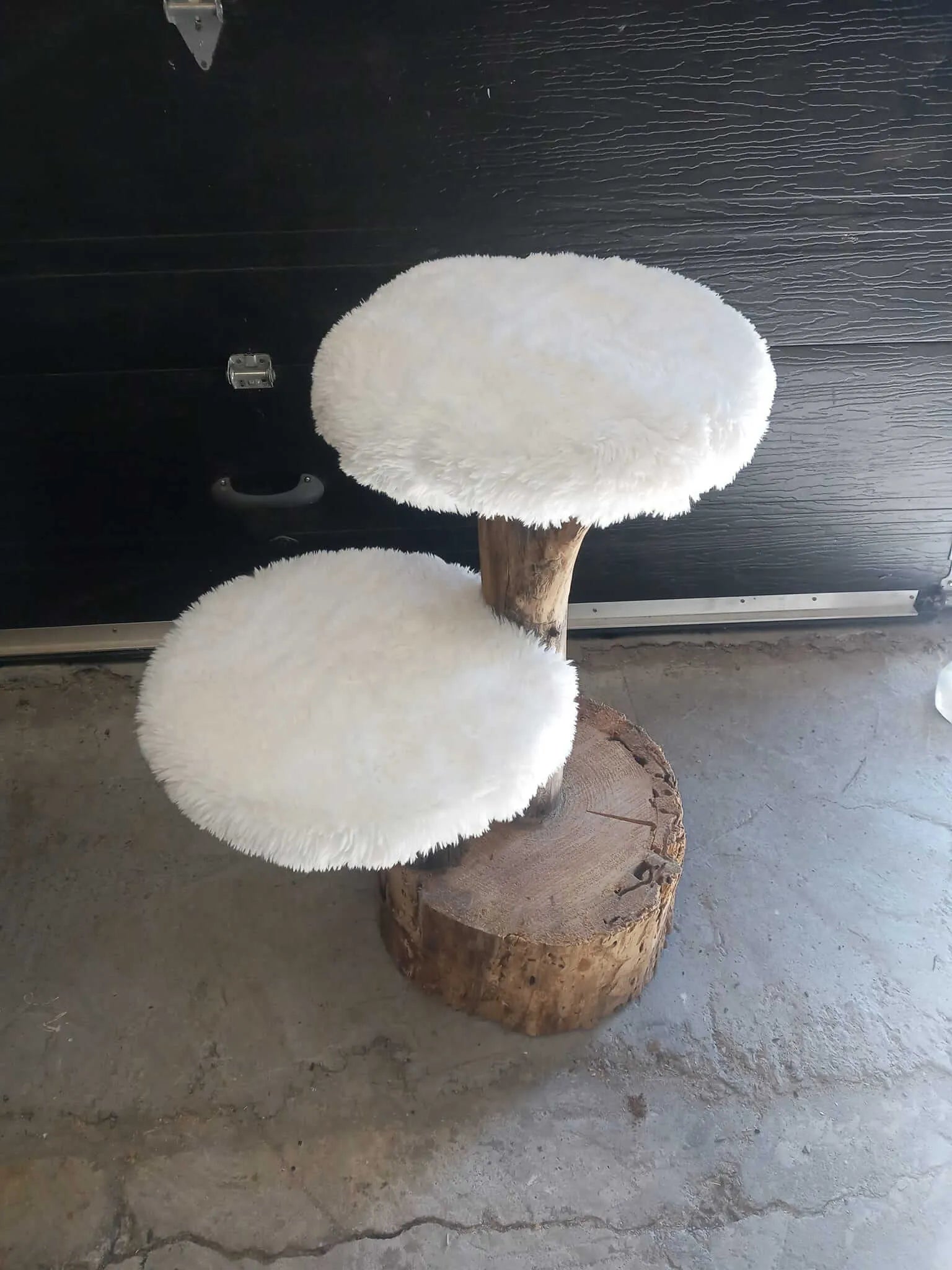 Handcrafted Natural Wood Cat Trees | Elegance & Durable Comfort