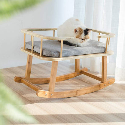 Lit INSTACHEW Rockaby - Canapé Confortable avec Coussin Doux Chats et Chiens