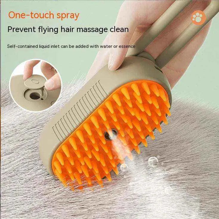 Brosse Électrique avec Spray Nouvelle Génération | Toilettage & Hydratation