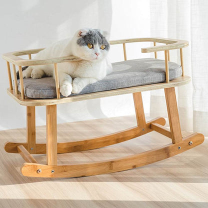 Lit INSTACHEW Rockaby - Canapé Confortable avec Coussin Doux Chats et Chiens
