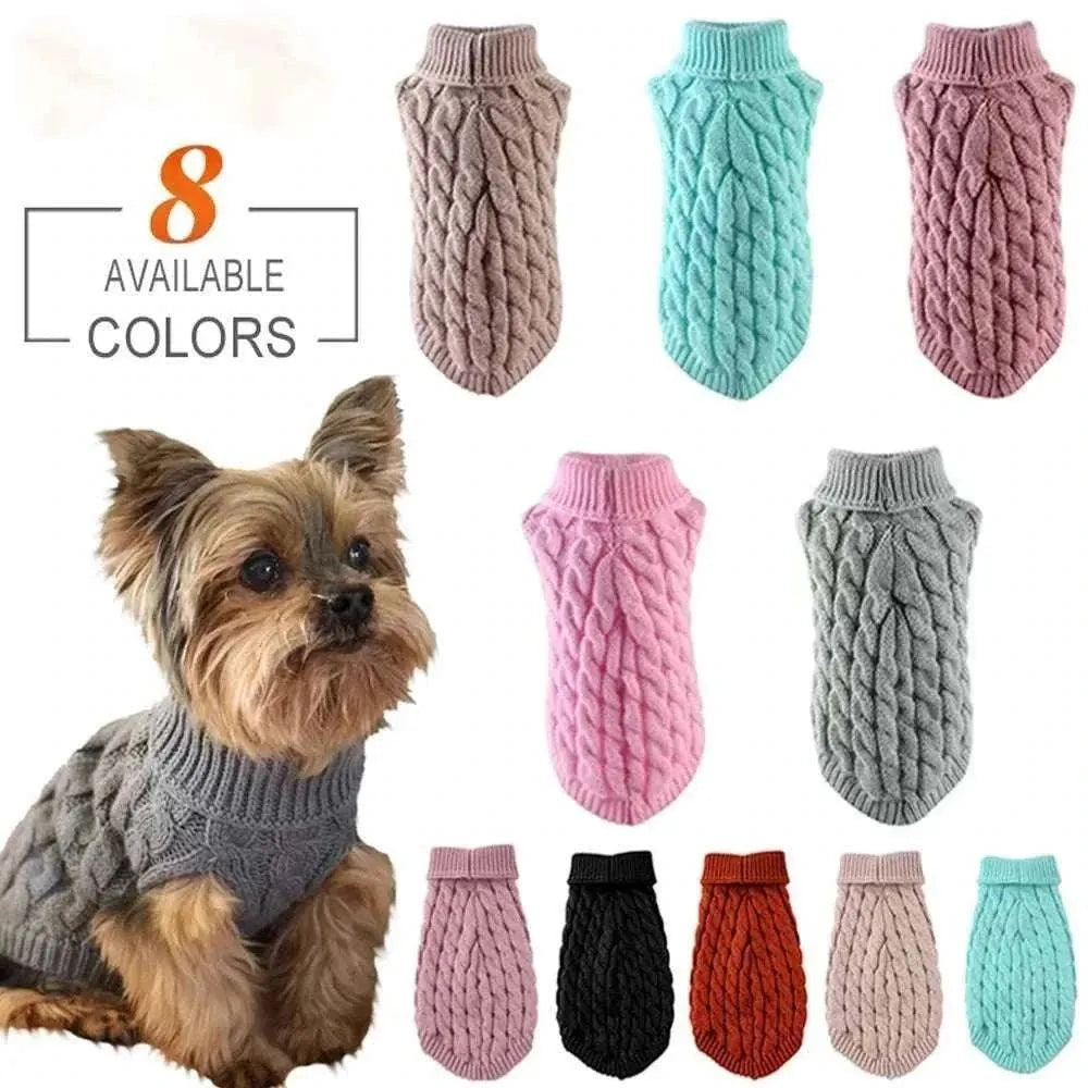 Suéter abrigado para perros | Moda de invierno para chihuahuas y yorkies