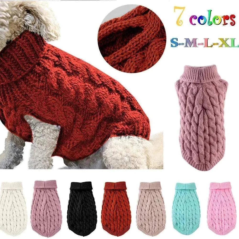 Suéter abrigado para perros | Moda de invierno para chihuahuas y yorkies