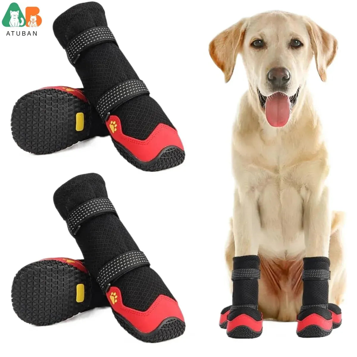Zapatos impermeables y antideslizantes para perros - Para las 4 estaciones