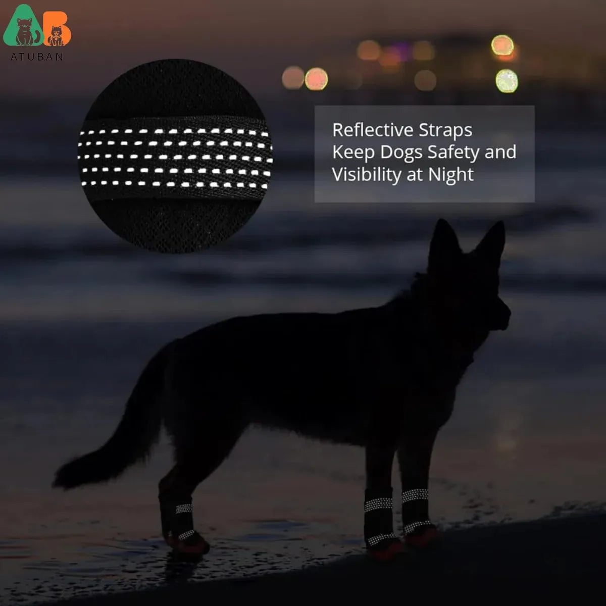 Zapatos impermeables y antideslizantes para perros - Para las 4 estaciones
