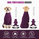 Warm fleece jumpsuit for large dogs | Winter windproof high-neck