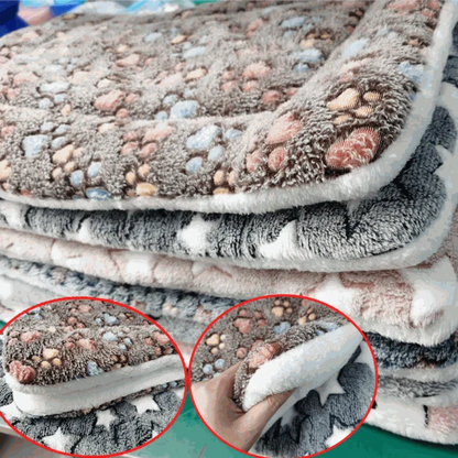 Tapis Douillet en Flanelle Épaissie pour Animaux - Couverture ou Matelas pour Chiens et Chats