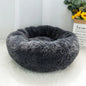 Long Plush Cat Bed House Soft Round Cat Bed Pet Dog Cushion Mats 50/60/70cm