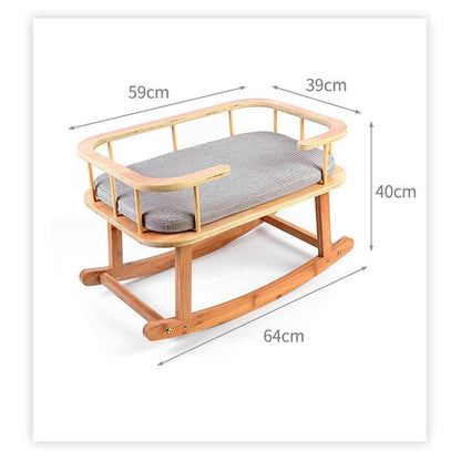 Lit INSTACHEW Rockaby - Canapé Confortable avec Coussin Doux Chats et Chiens