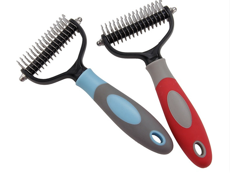 Detangling and Cleaning Comb for Dogs and Cats - Removes Hair, Detangles and Cleans