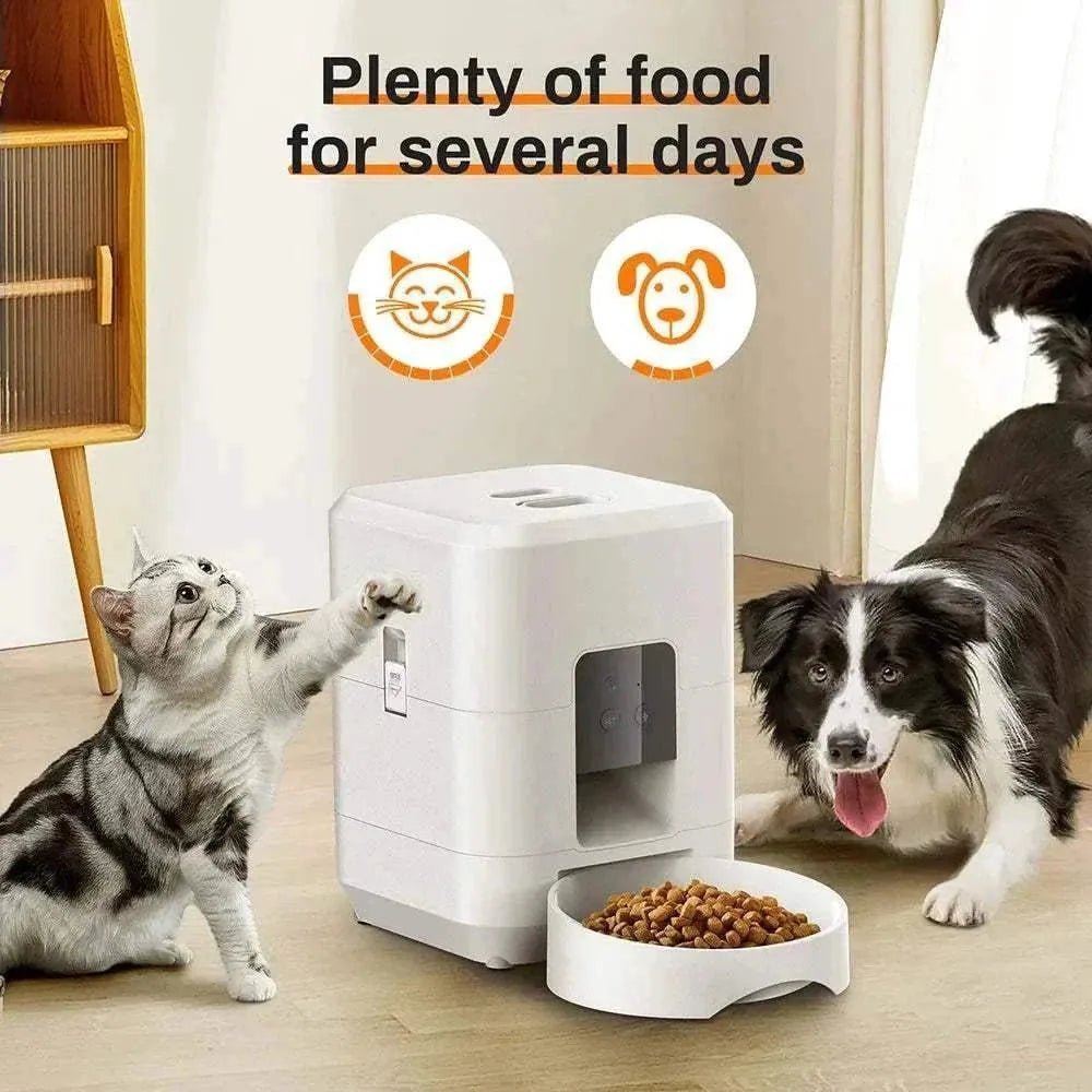 Distributeur automatique intelligent Petavista | Nourriture programmée & connectée