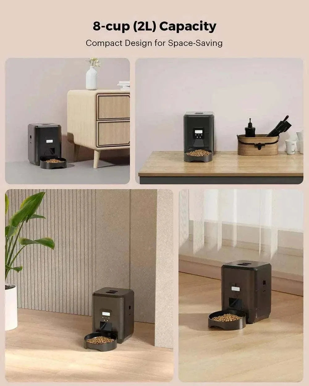 Distributeur automatique intelligent Petavista | Nourriture programmée & connectée