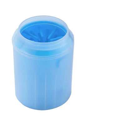 Dog Paw Cleaner Cup with Soft Silicone Combs and Portable Towel for Outdoor