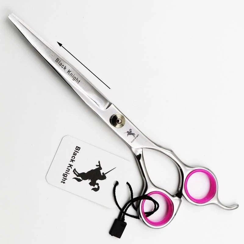 Professional Pet Grooming Scissors - 7" Curved, Salon Hairdressing Scissors
