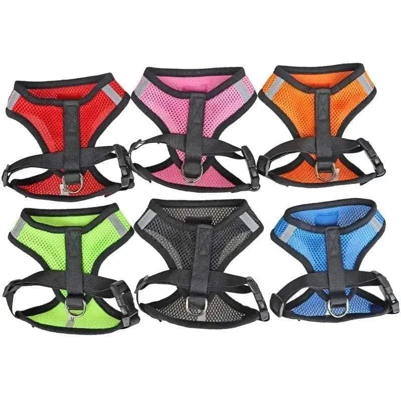 Breathable Reflective Mesh Harness for Dogs & Cats - Everyday Safety and Comfort
