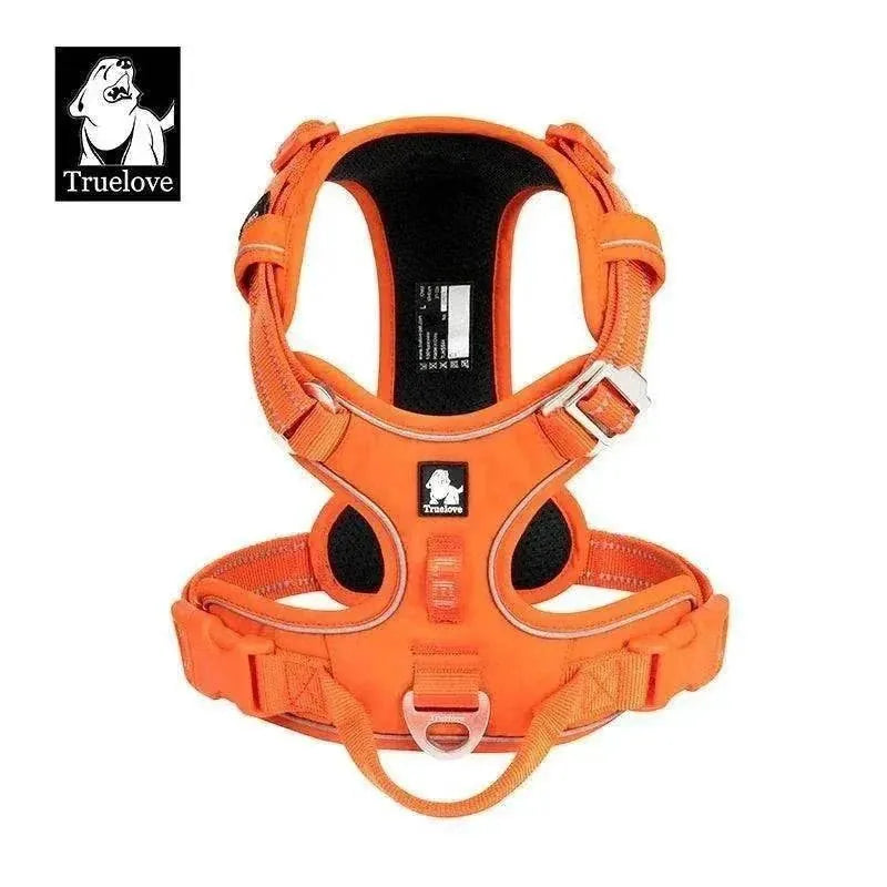 TRUE LOVE No-Pull Dog Harness | Reflective Nylon, Adjustable & Comfortable with Control Handle