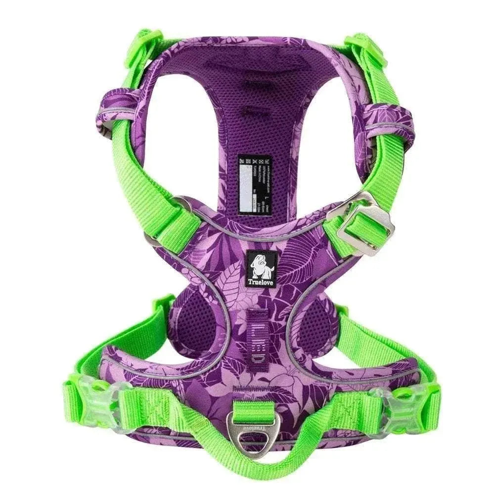 TRUE LOVE No-Pull Dog Harness | Reflective Nylon, Adjustable & Comfortable with Control Handle