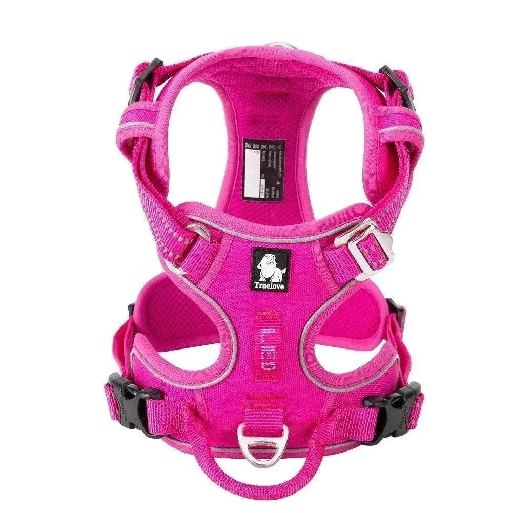 TRUE LOVE No-Pull Dog Harness | Reflective Nylon, Adjustable & Comfortable with Control Handle