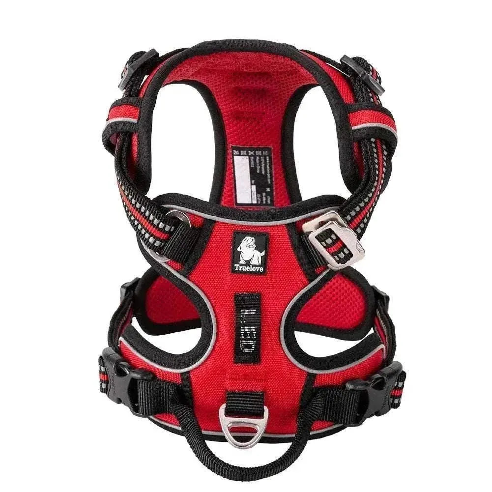 TRUE LOVE No-Pull Dog Harness | Reflective Nylon, Adjustable & Comfortable with Control Handle