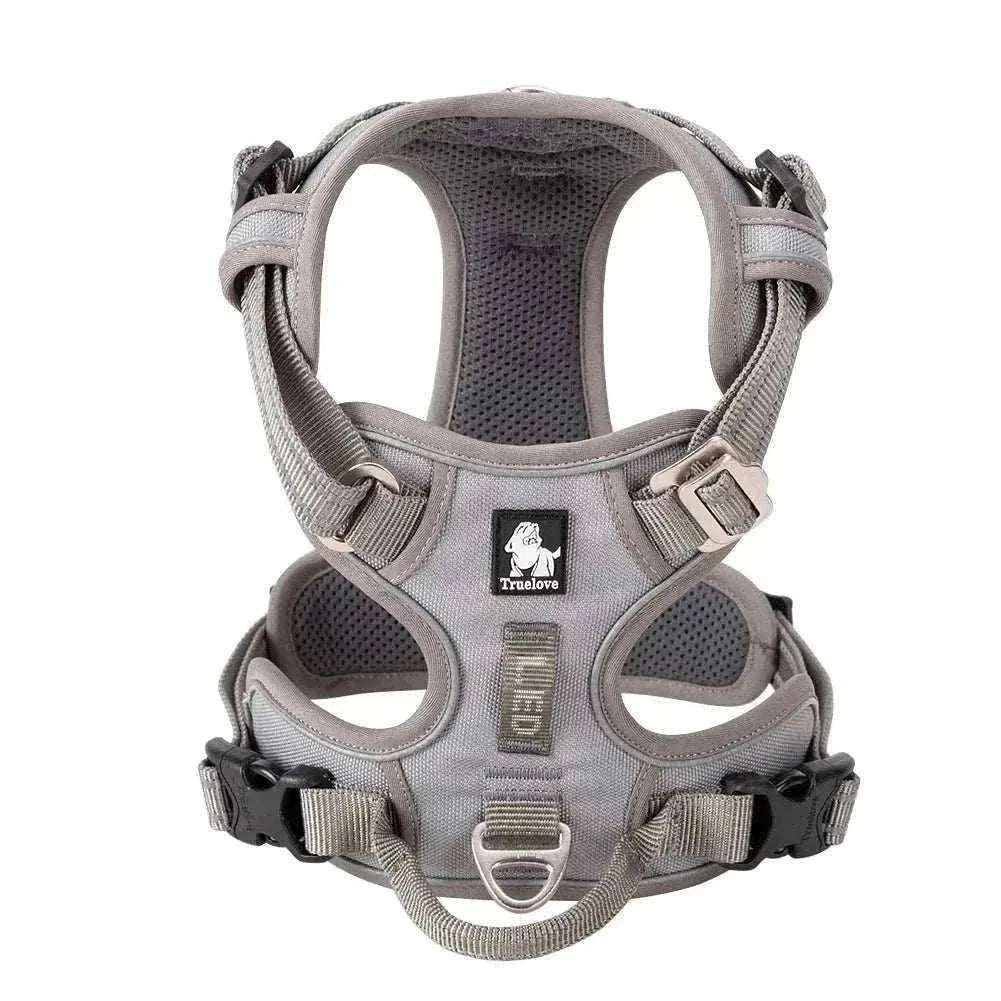 TRUE LOVE No-Pull Dog Harness | Reflective Nylon, Adjustable & Comfortable with Control Handle
