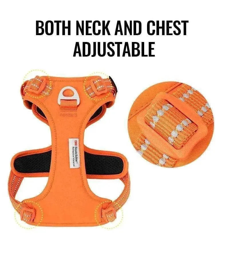 TRUE LOVE No-Pull Dog Harness | Reflective Nylon, Adjustable & Comfortable with Control Handle