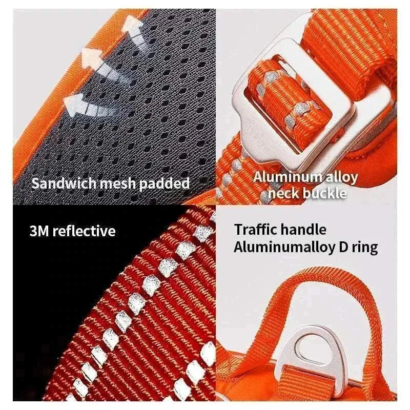 TRUE LOVE No-Pull Dog Harness | Reflective Nylon, Adjustable & Comfortable with Control Handle