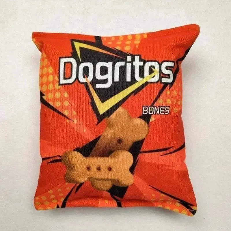 Jouet Interactif en Peluche "Funny Crisps" | Résistant & Nettoyage Dentaire