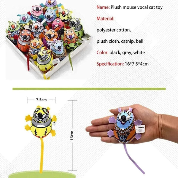 Interactive Cat Toy | Catnip & Bell