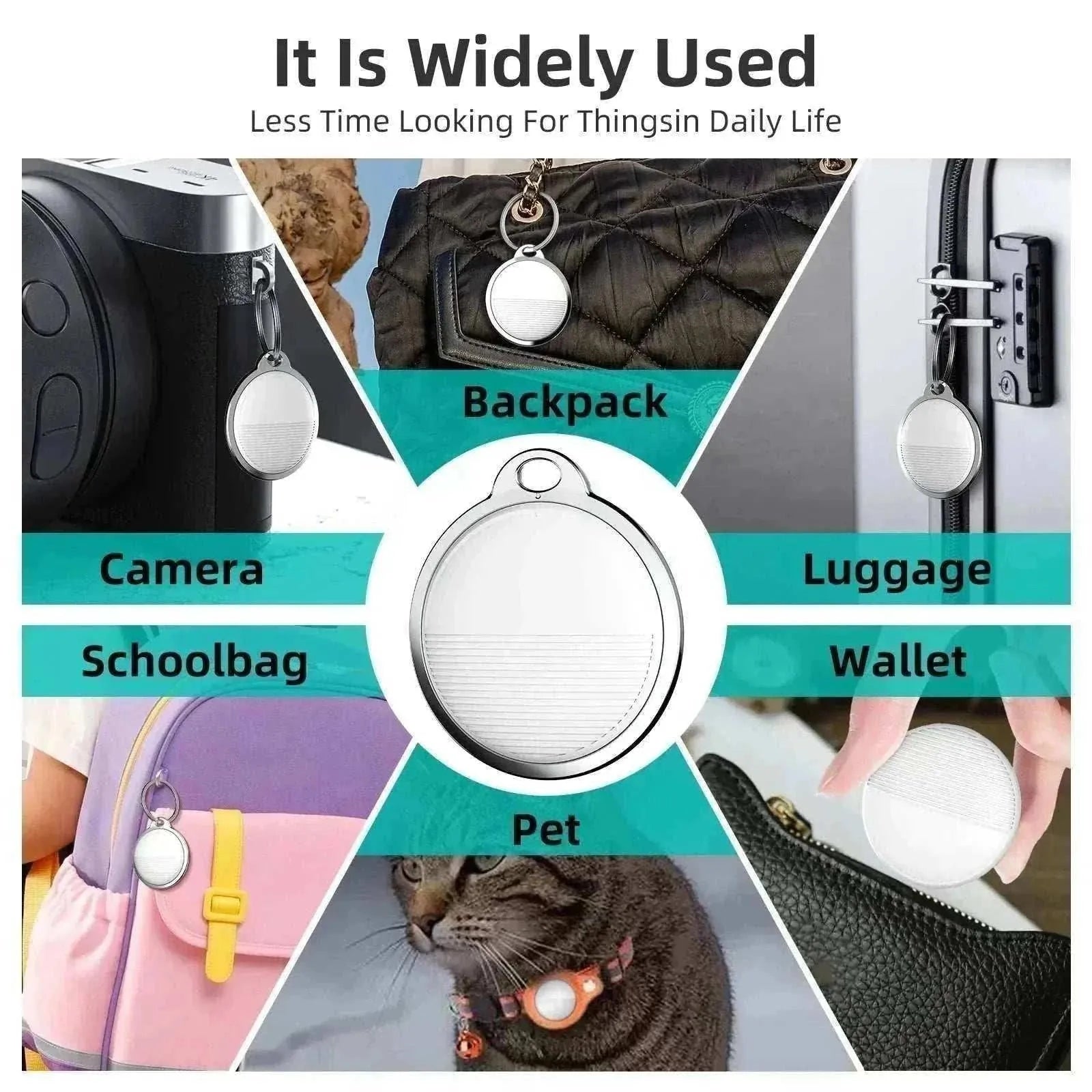 Mini GPS Tracker | Compatible with Apple Find My | Bluetooth Location & Anti-Lost